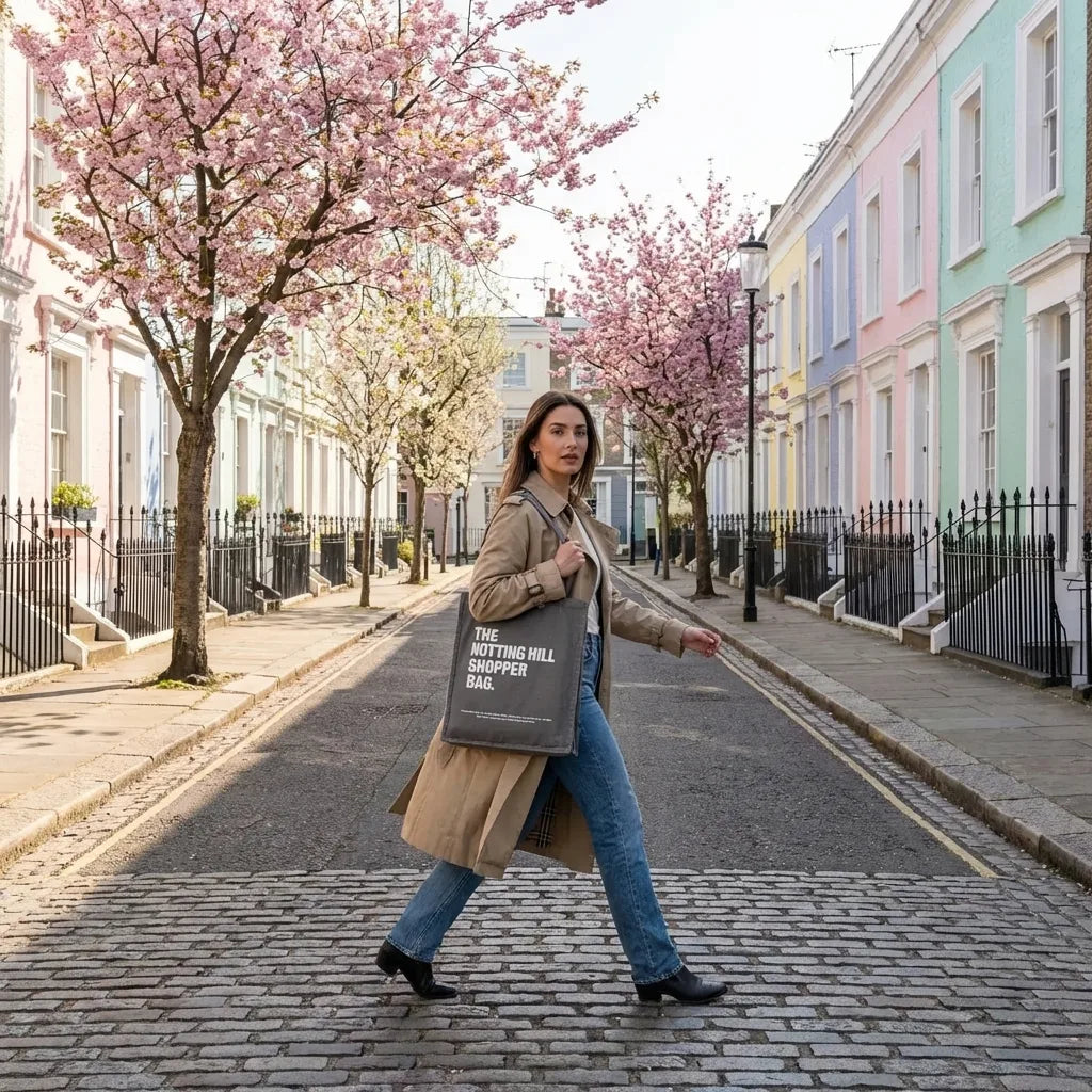 The Notting Hill Stone Grey Shopper Bag