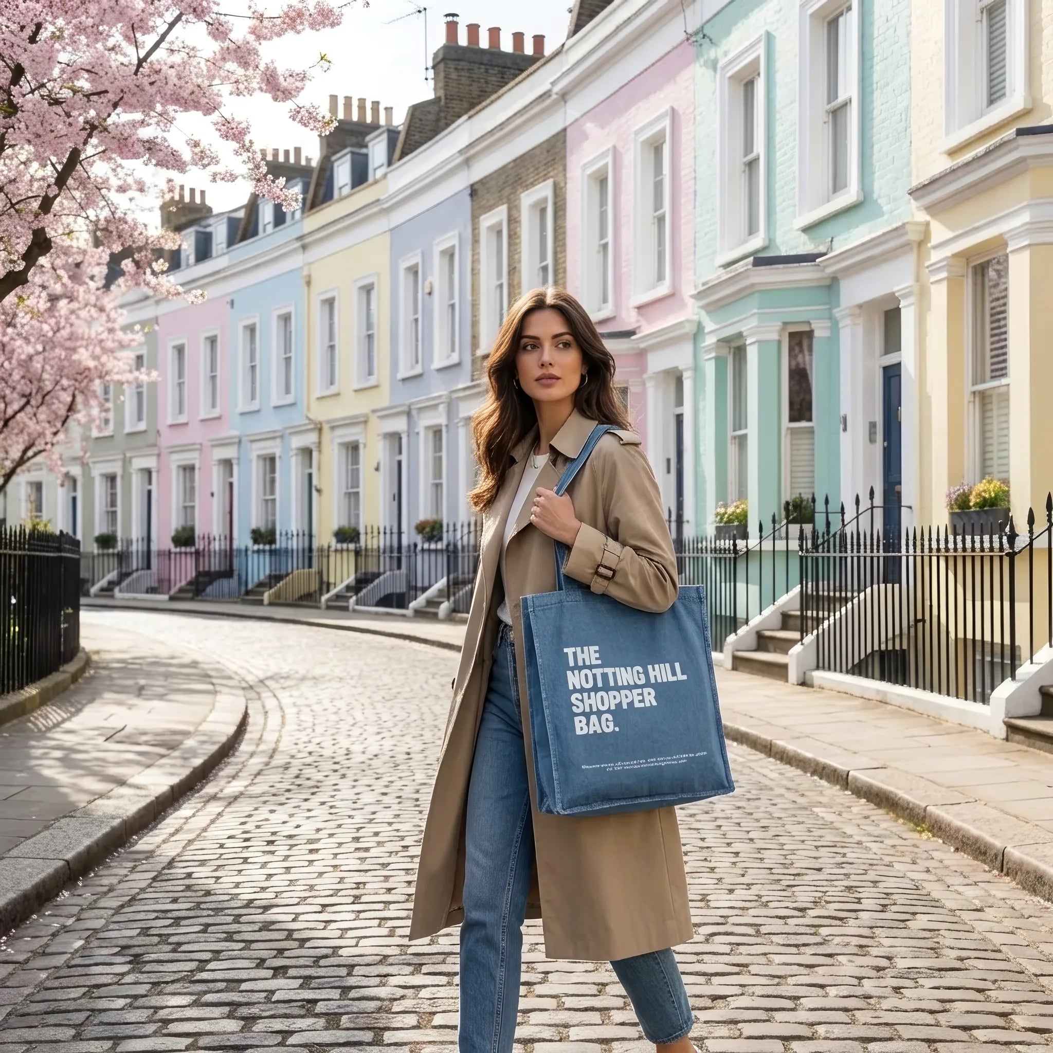 The Notting Hill Denim Shopper Bag
