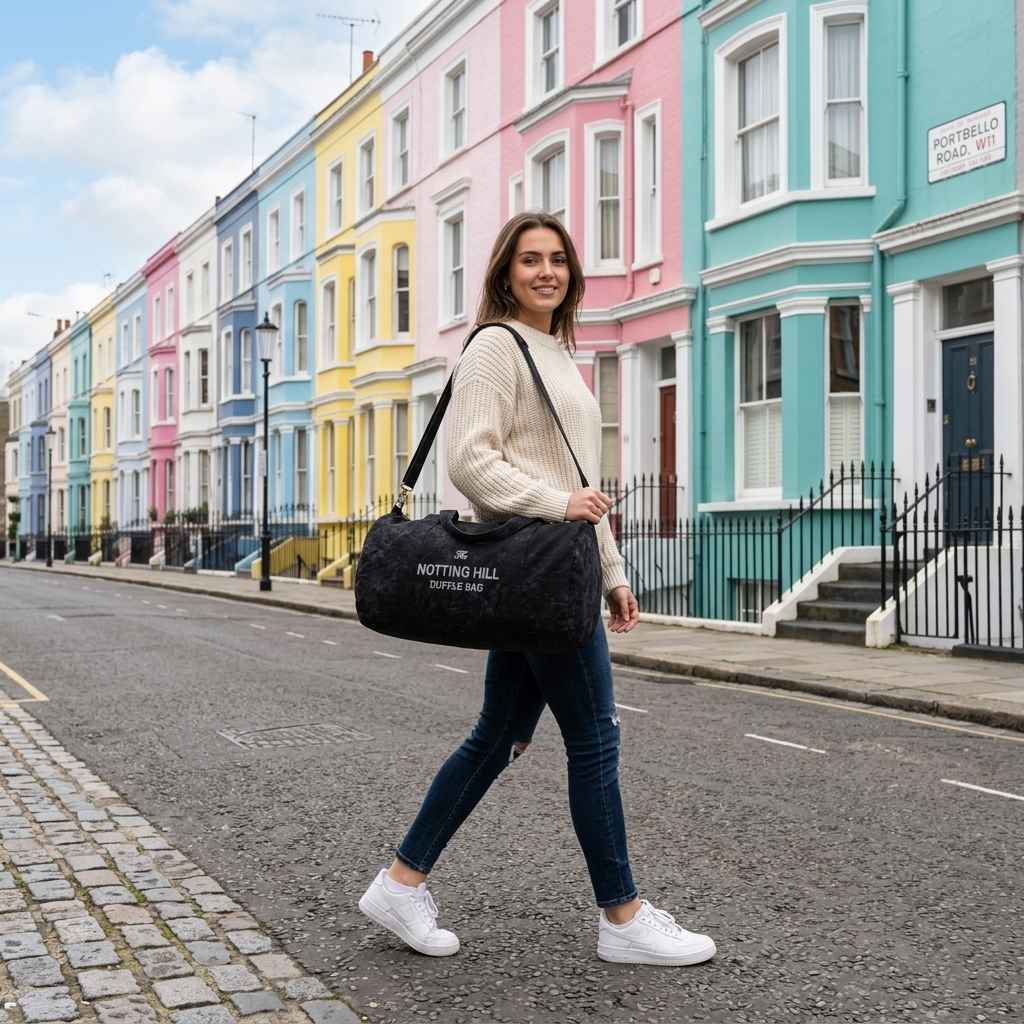 Notting Hill Signature Duffle Bag – Midnight Black-zoom-2