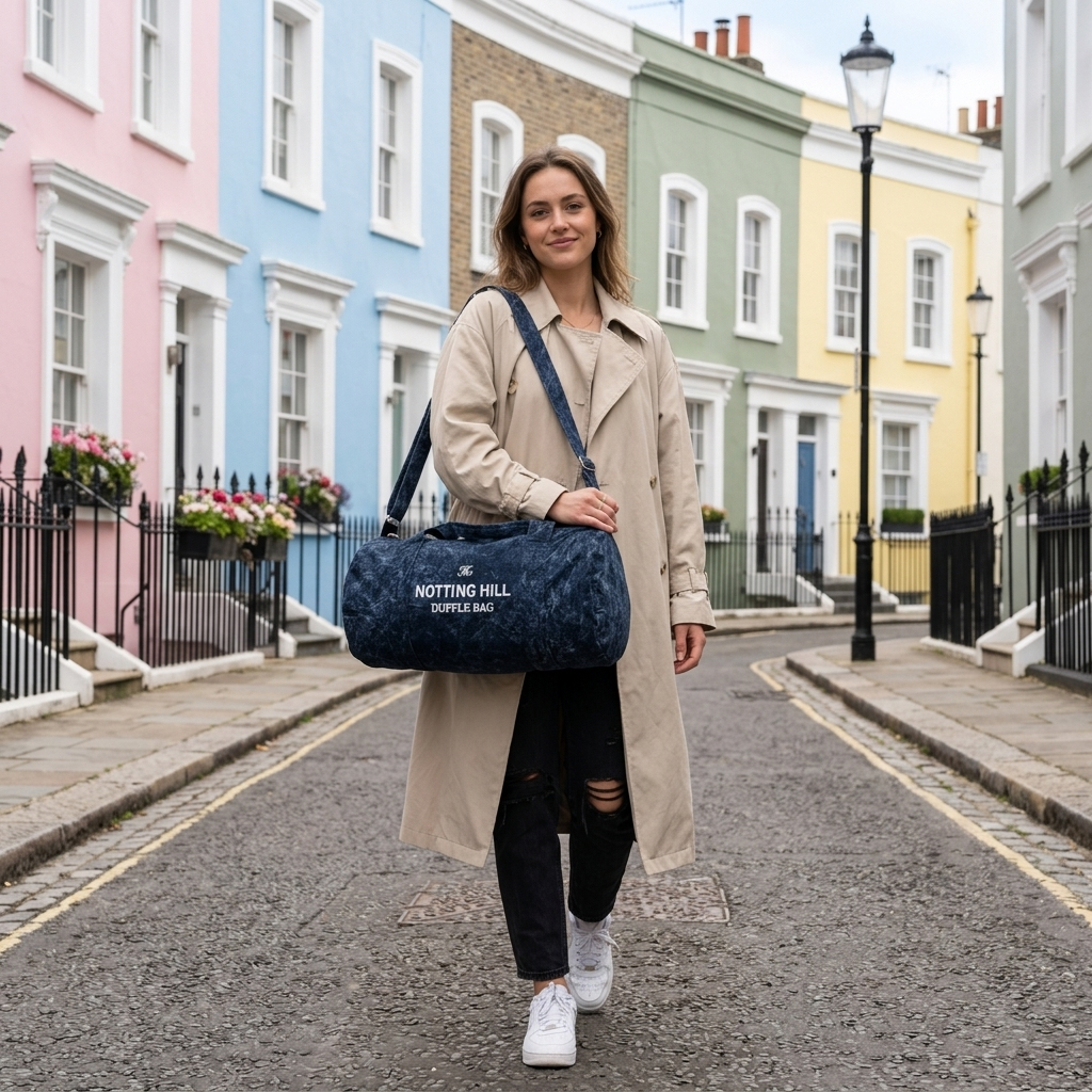 Notting Hill Signature Duffle Bag – Ocean Blue-2