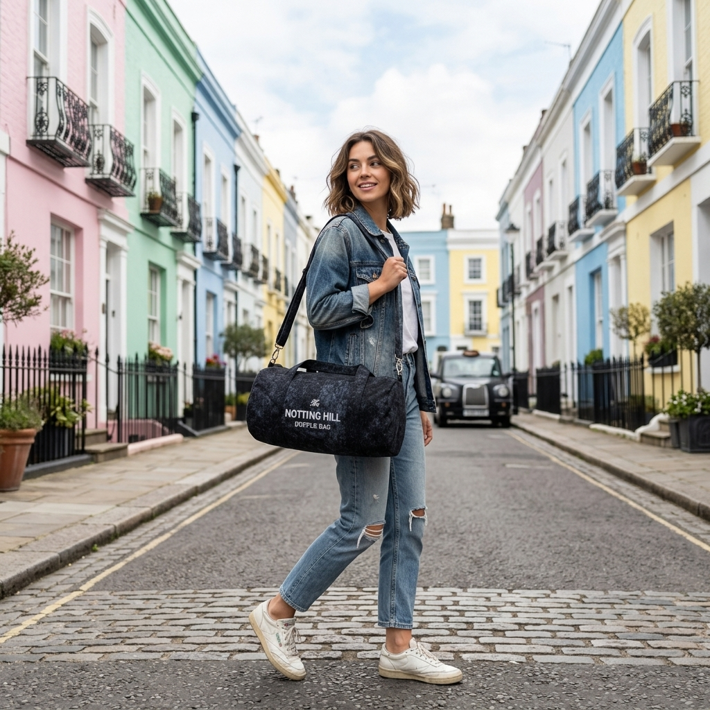 Notting Hill Signature Duffle Bag – Carbon Black-zoom-2