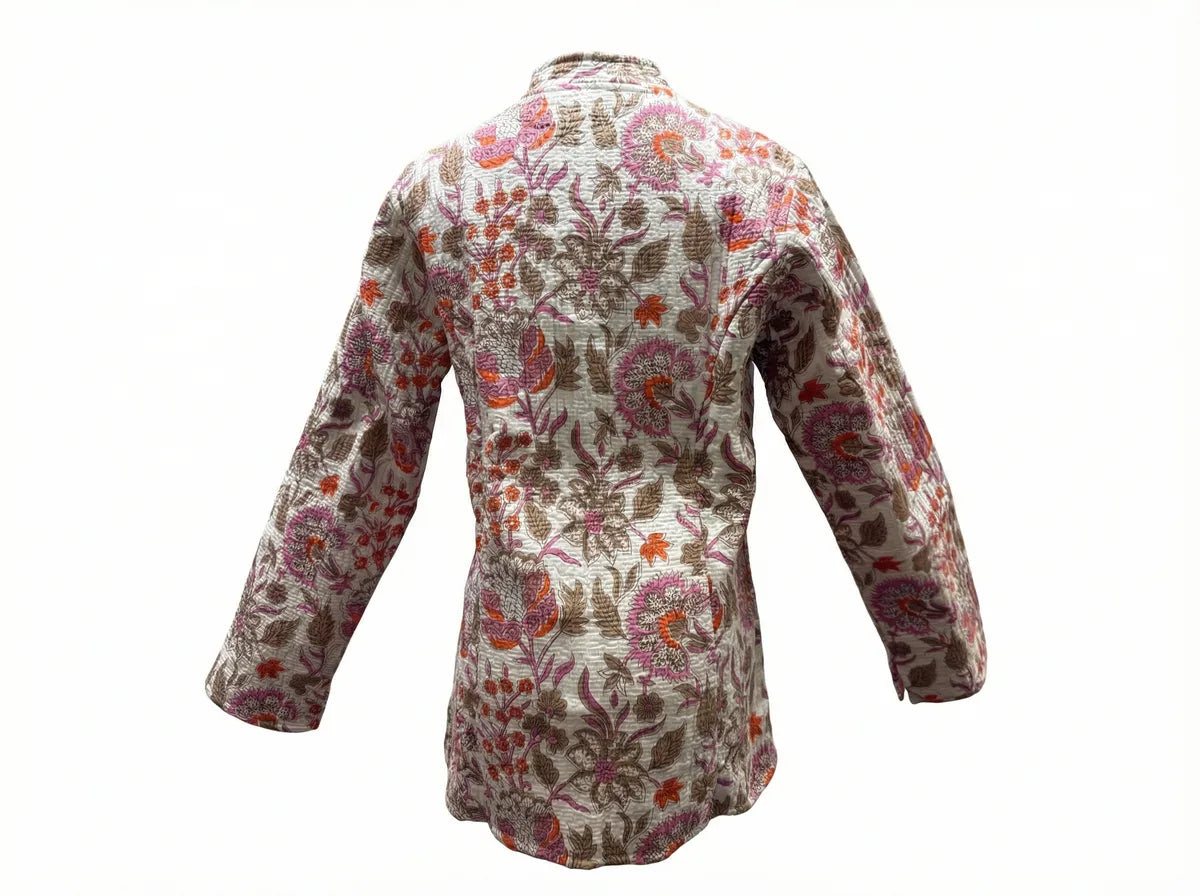 Blush Garden Mandarin Jacket
