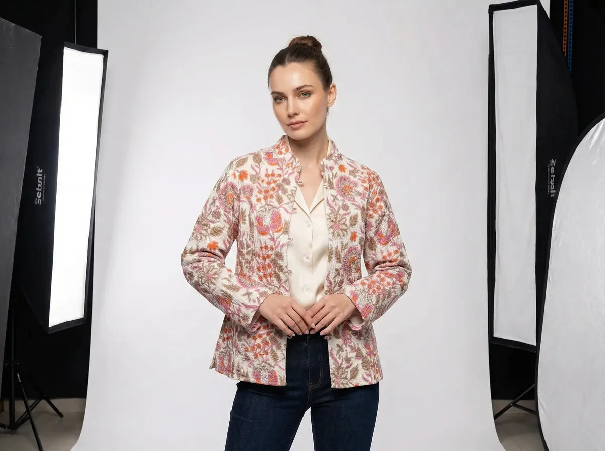 Blush Garden Mandarin Jacket-zoom-3