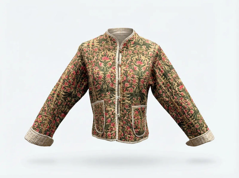 Meadow Bloom Quilted Jacket-zoom-