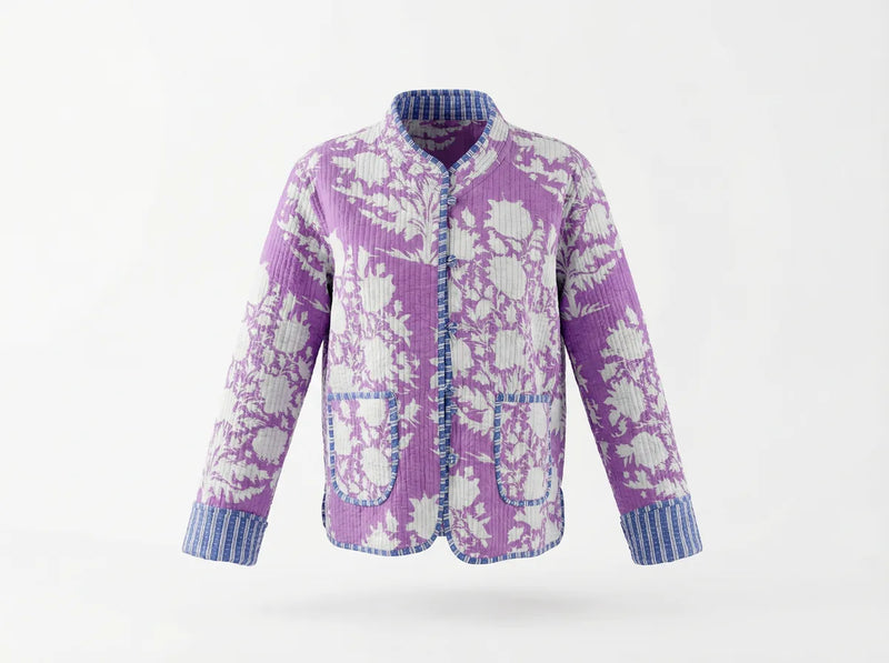 Violet Garden Quilted Jacket-zoom-