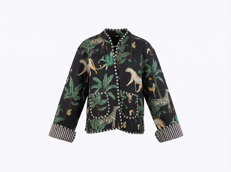 Midnight Safari Quilted Jacket-zoom-