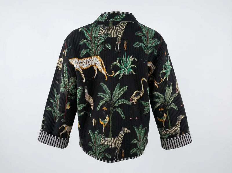 Midnight Safari Quilted Jacket-zoom-