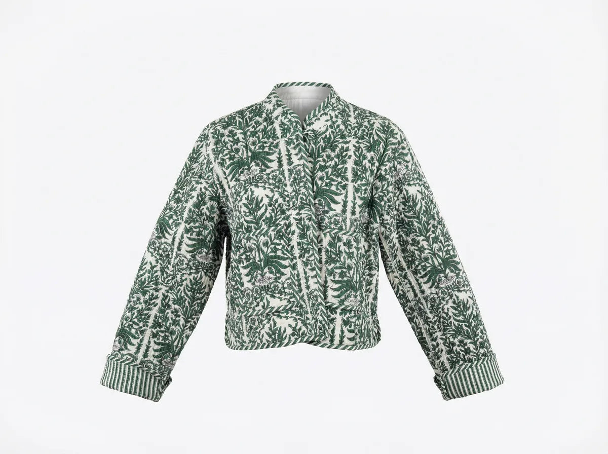 Evergreen Botanica Quilted Jacket-zoom-1