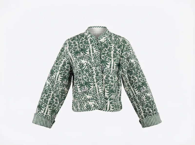 Evergreen Botanica Quilted Jacket-zoom-