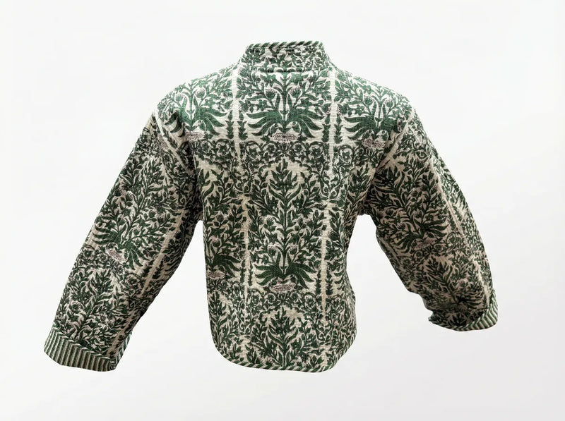 Evergreen Botanica Quilted Jacket-zoom-