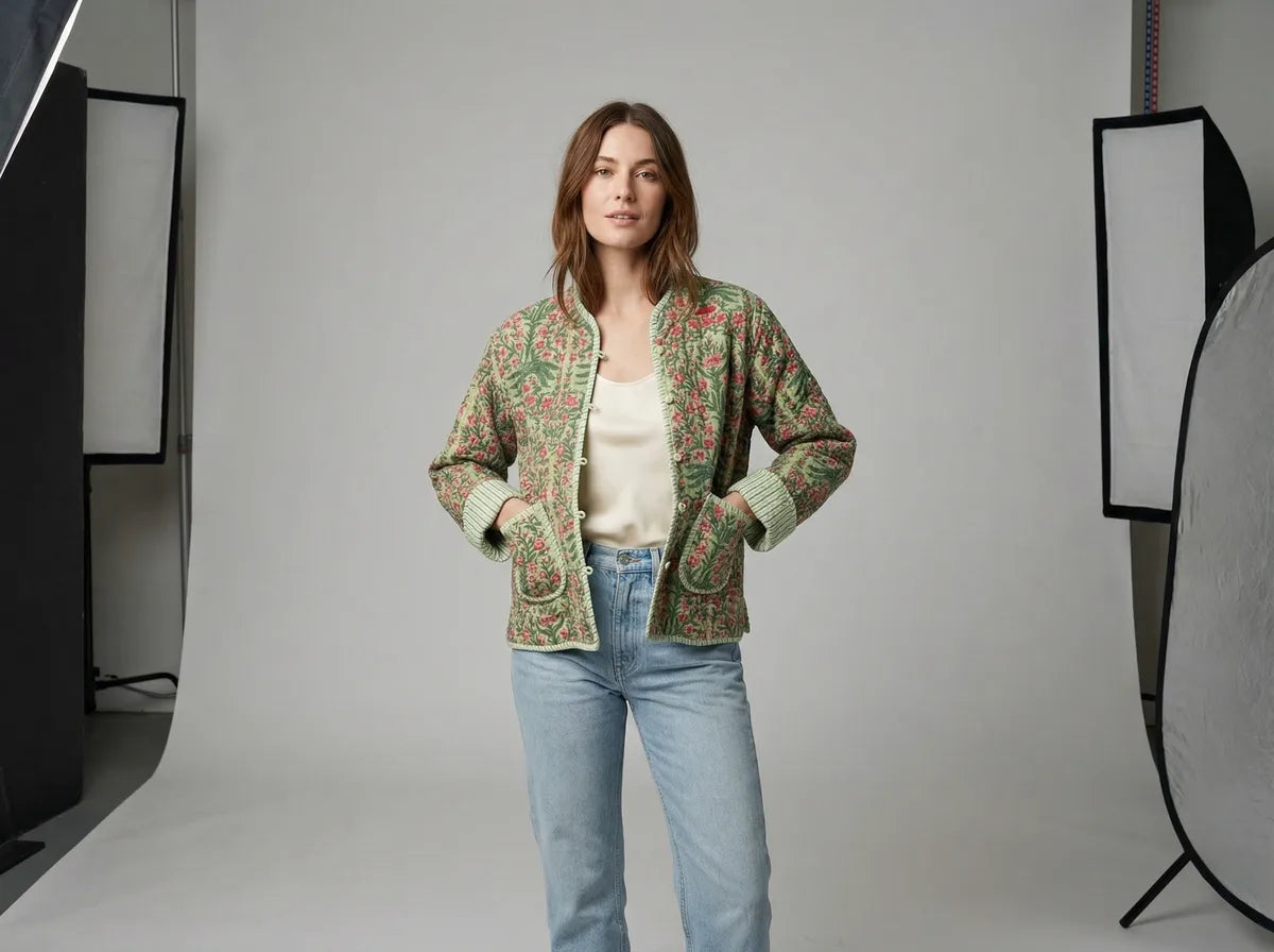 Wildflower Meadow Quilted Jacket-zoom-4