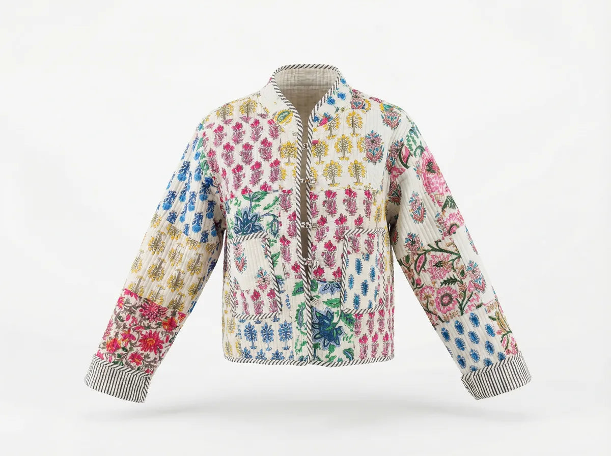 Patchwork Quilted Jacket-1
