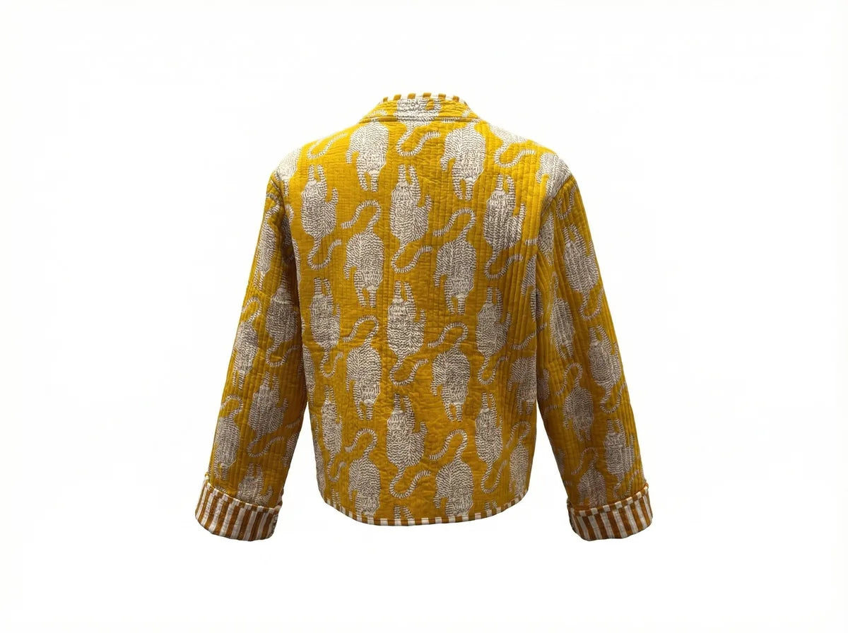 Golden Savannah Quilted Jacket