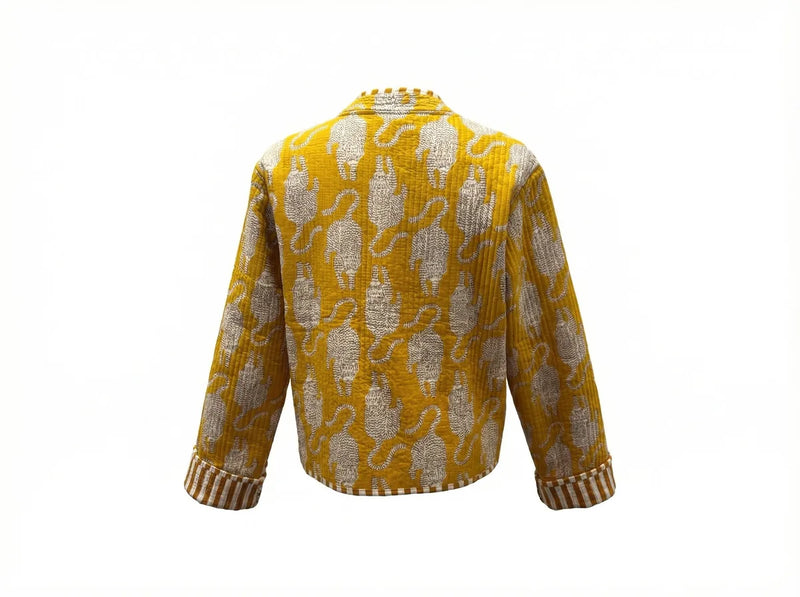 Golden Savannah Quilted Jacket-zoom-