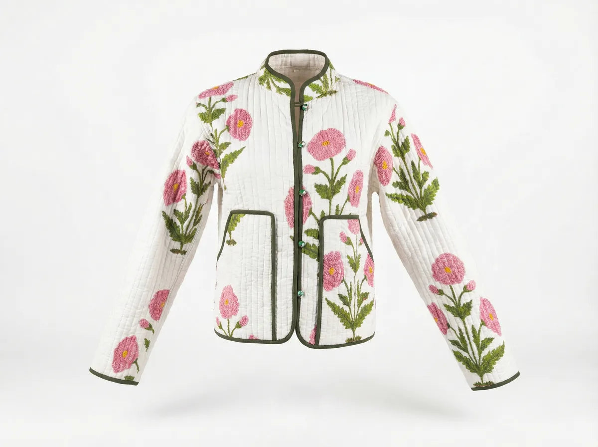 Blush Garden Quilted Jacket