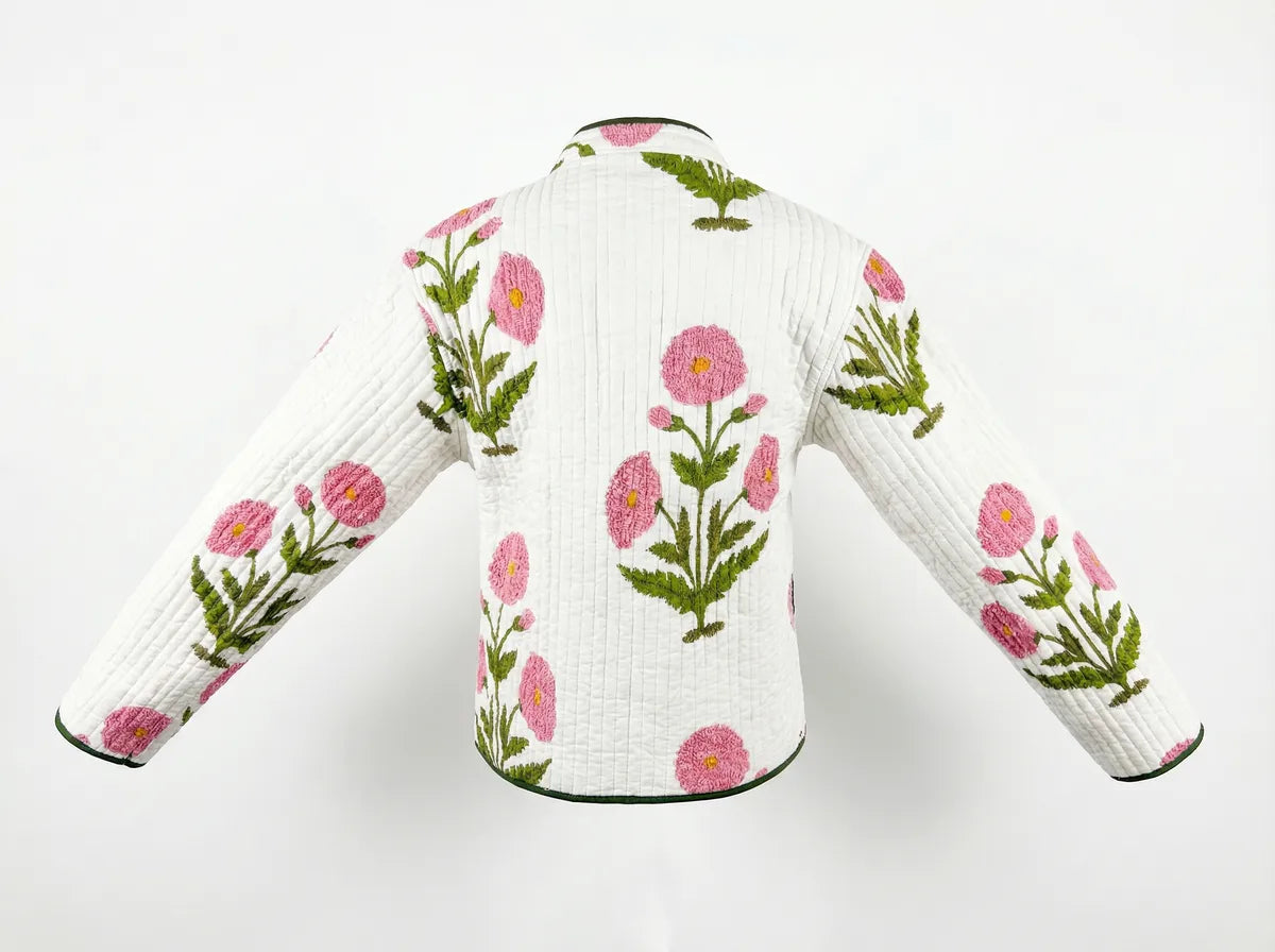 Blush Garden Quilted Jacket-2