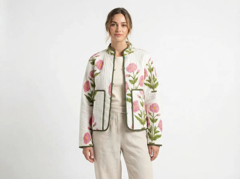 Blush Garden Quilted Jacket-zoom-