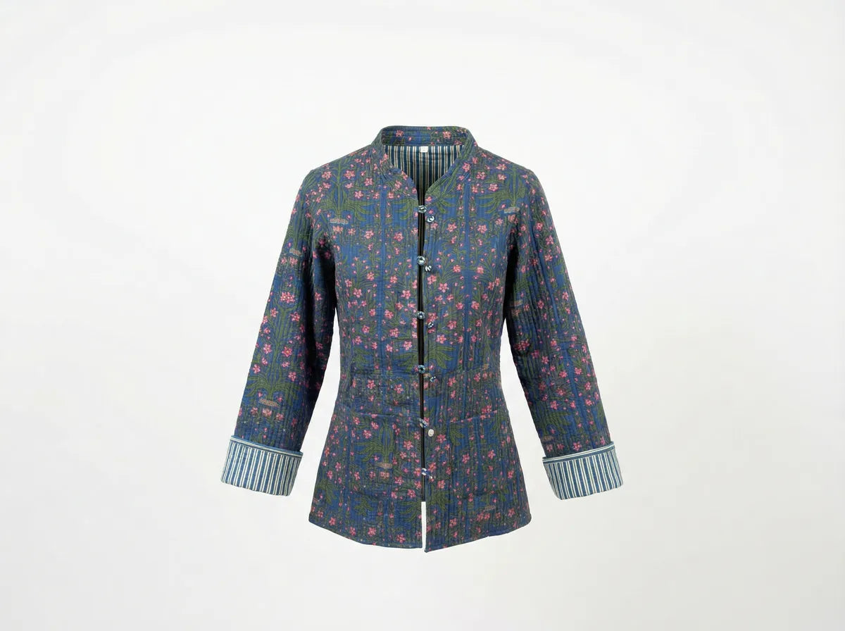 Midnight Meadow Quilted Jacket-zoom-1