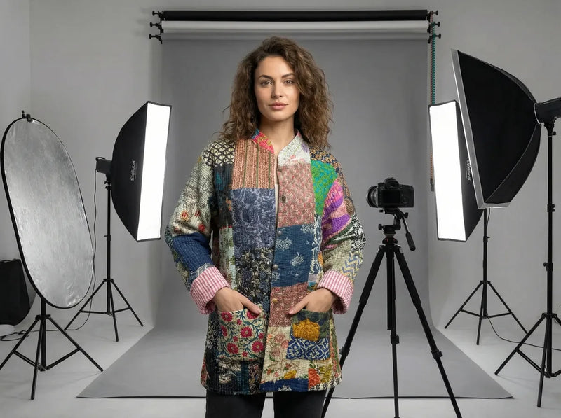 Heritage Patchwork Quilted Jacket-zoom-