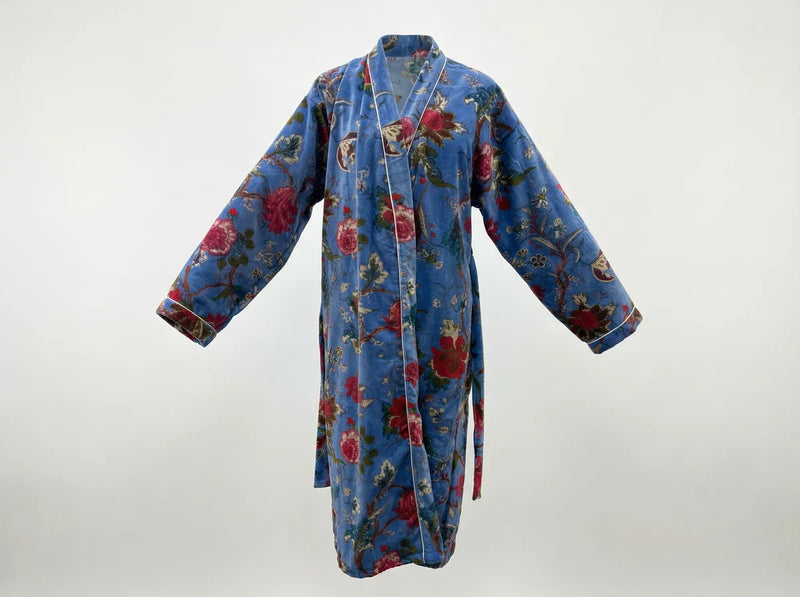 Sky Garden Velvet Robe-zoom-