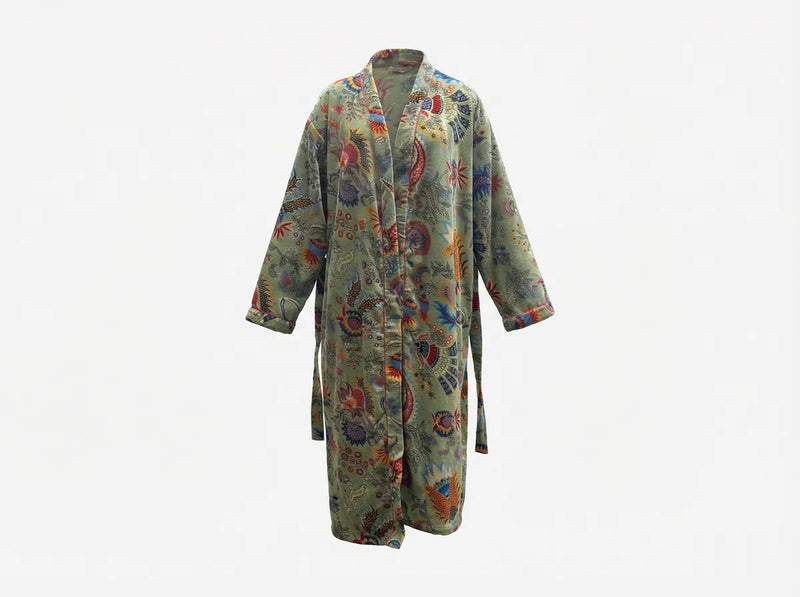 Sage Garden Reverie Velvet Robe-zoom-