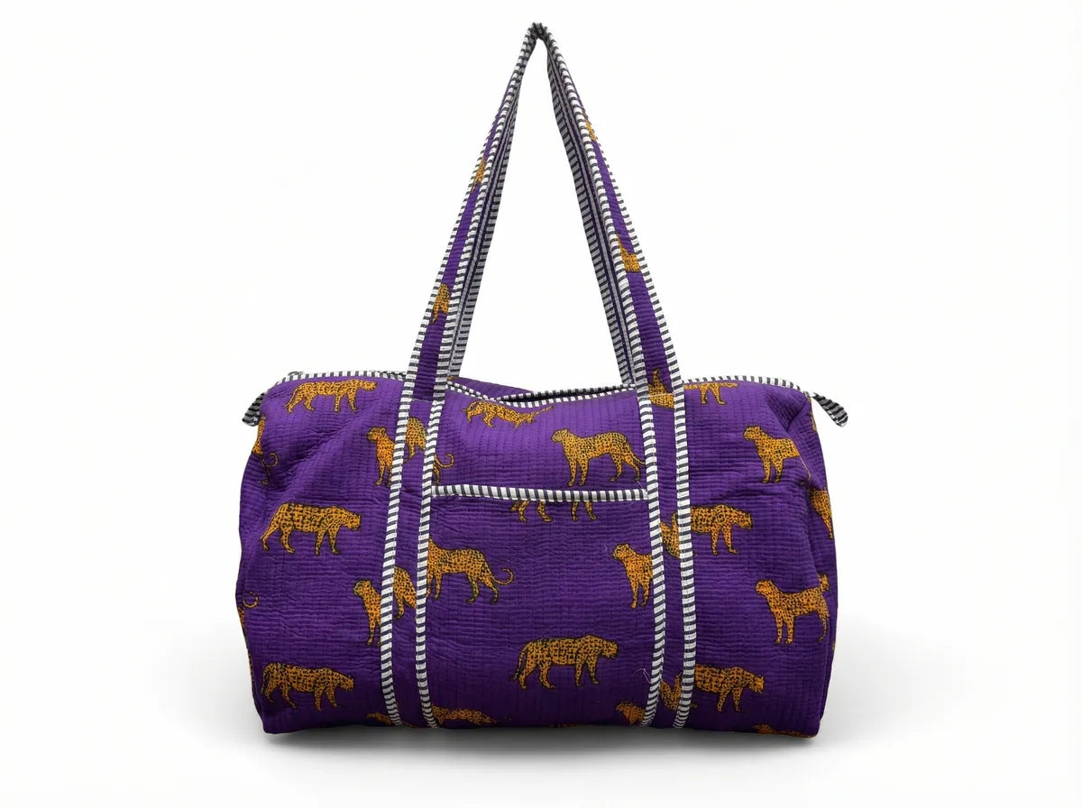 Royal Safari Quilted Duffle Bag-zoom-1