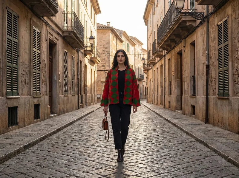 Crimson Orchard Embroidered Jacket-zoom-