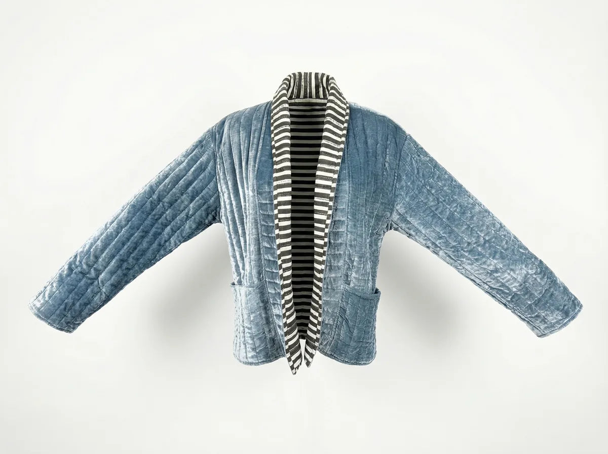 Skyline Velvet Quilted Jacket-zoom-1
