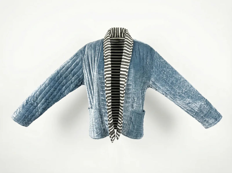 Skyline Velvet Quilted Jacket-zoom-