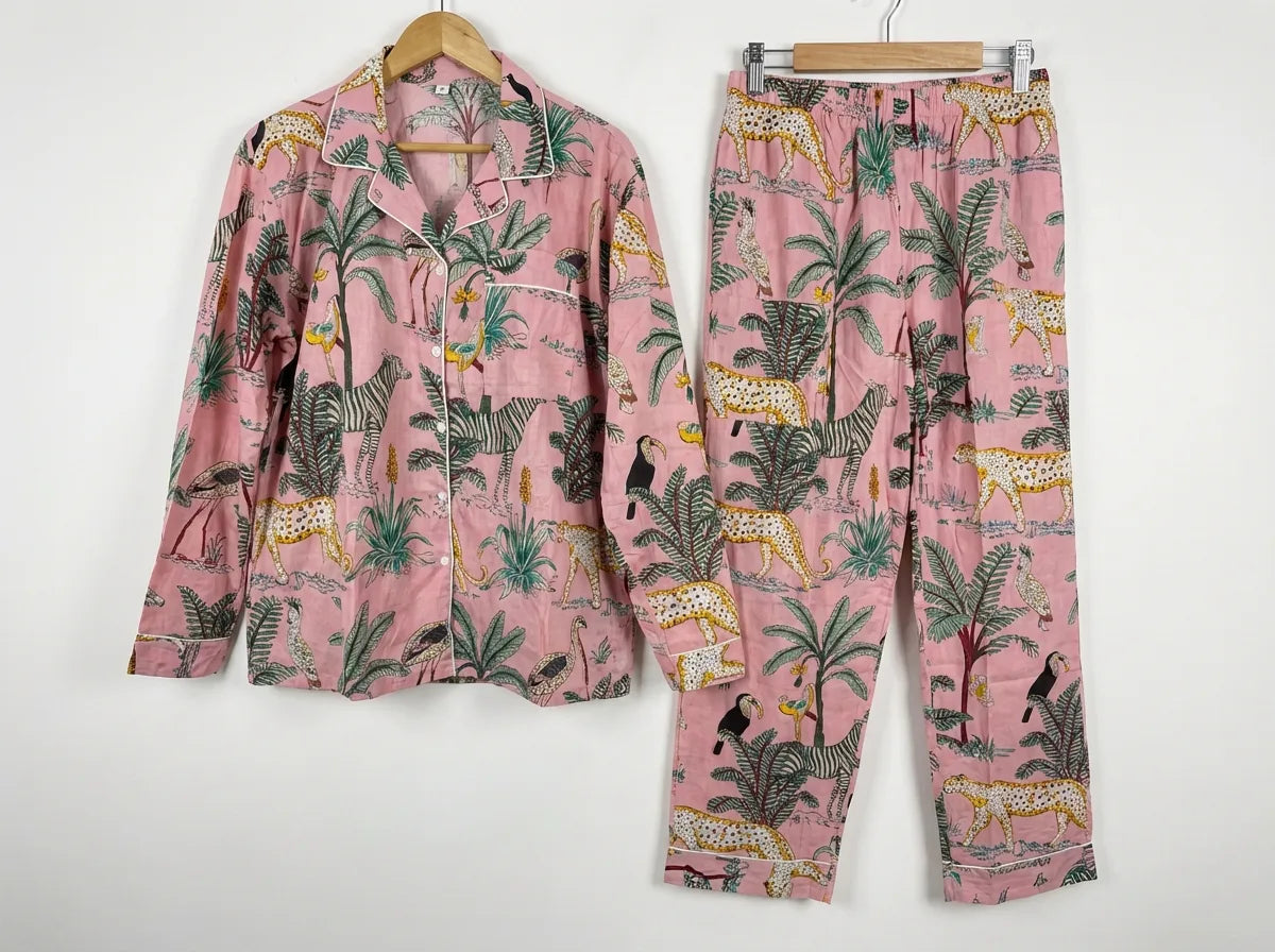 Blush Jungle Dream Pajama Set-zoom-2