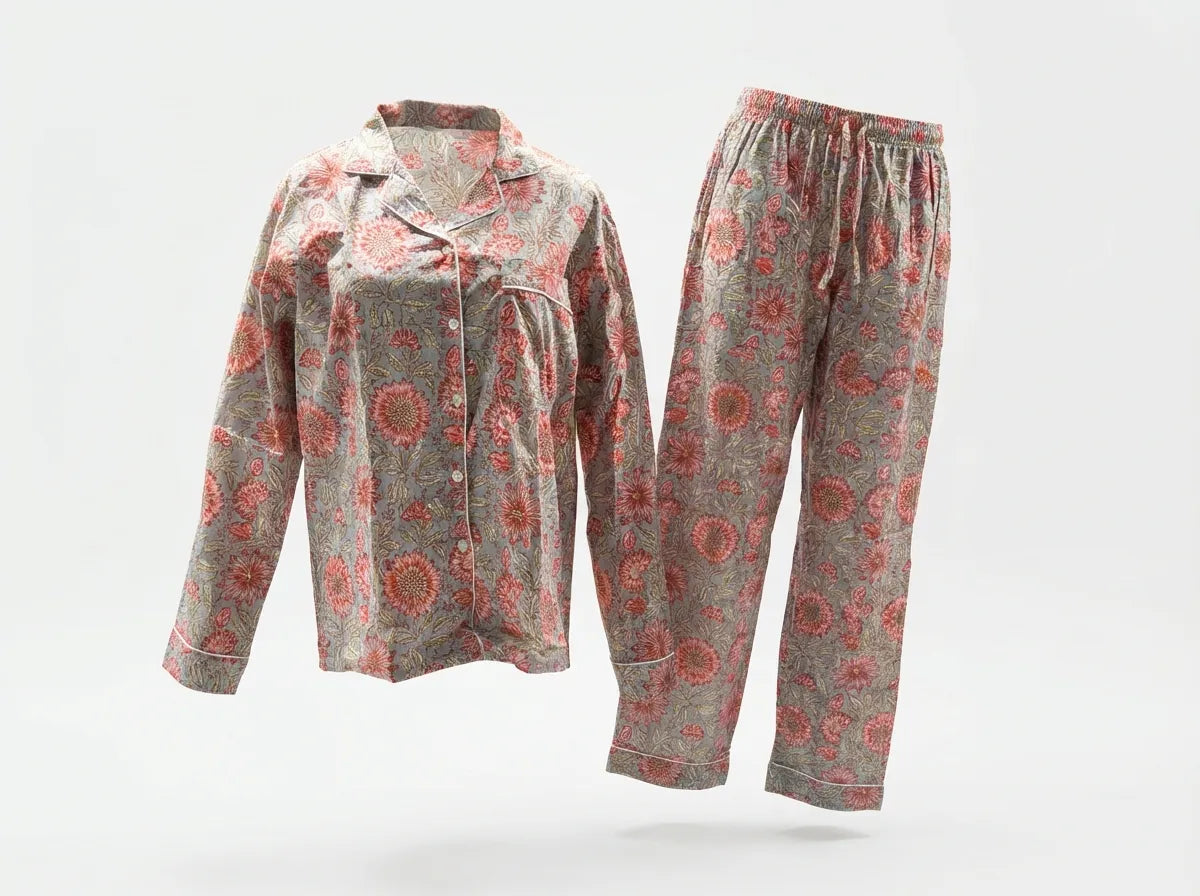 Vintage Bloom Heritage Pajama Set-2