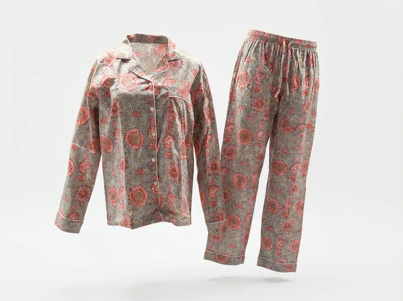 Vintage Bloom Heritage Pajama Set-zoom-