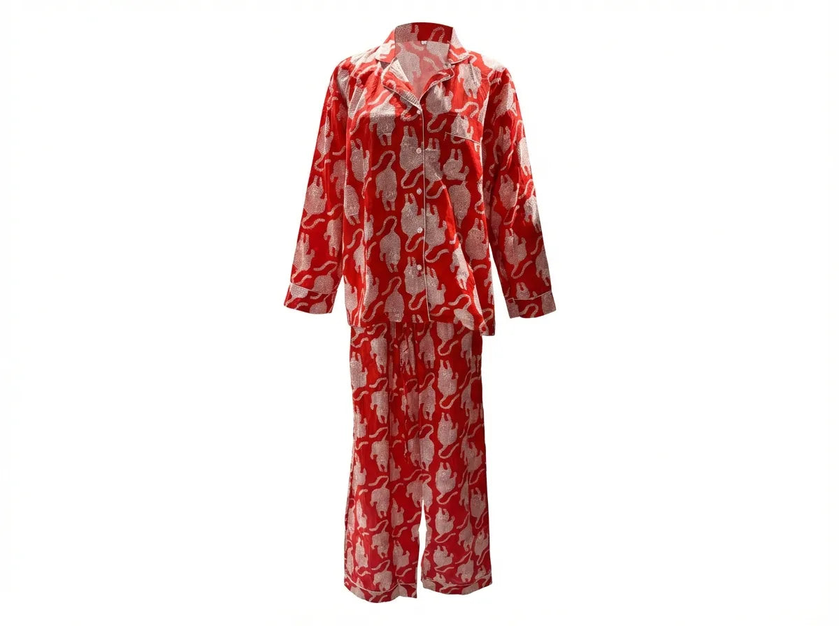 Scarlet Safari Pajama Set