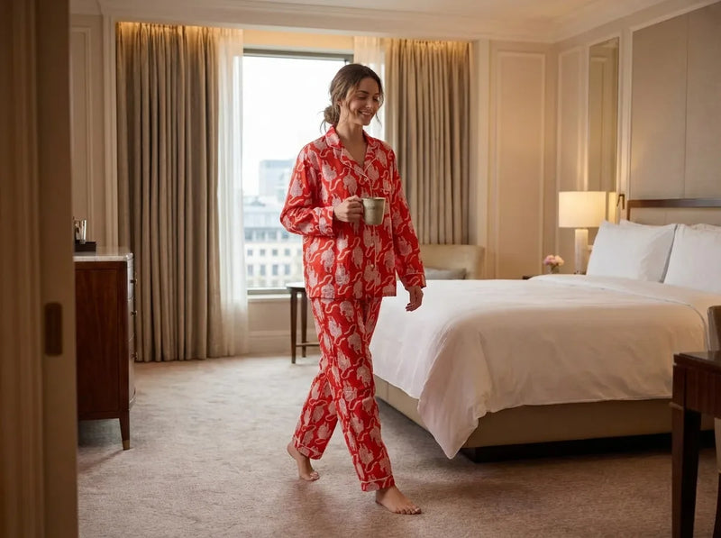Scarlet Safari Pajama Set-zoom-