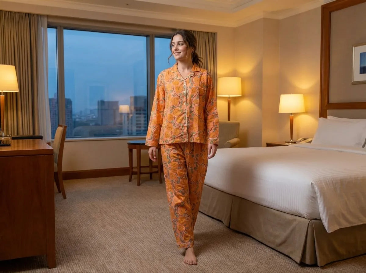 Amber Vine Classic Pajama Set
