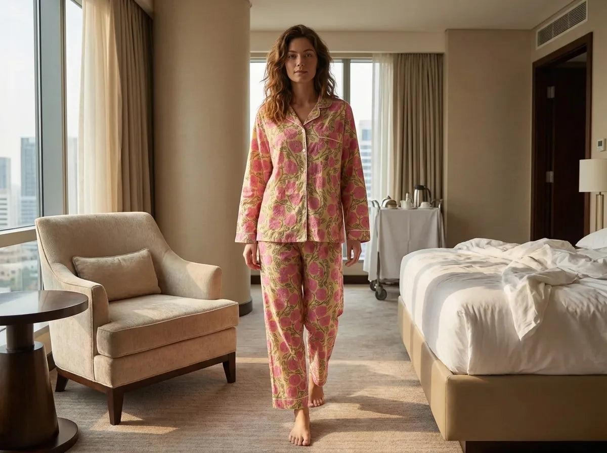 Rose Orchard Classic Pajama Set-zoom-1