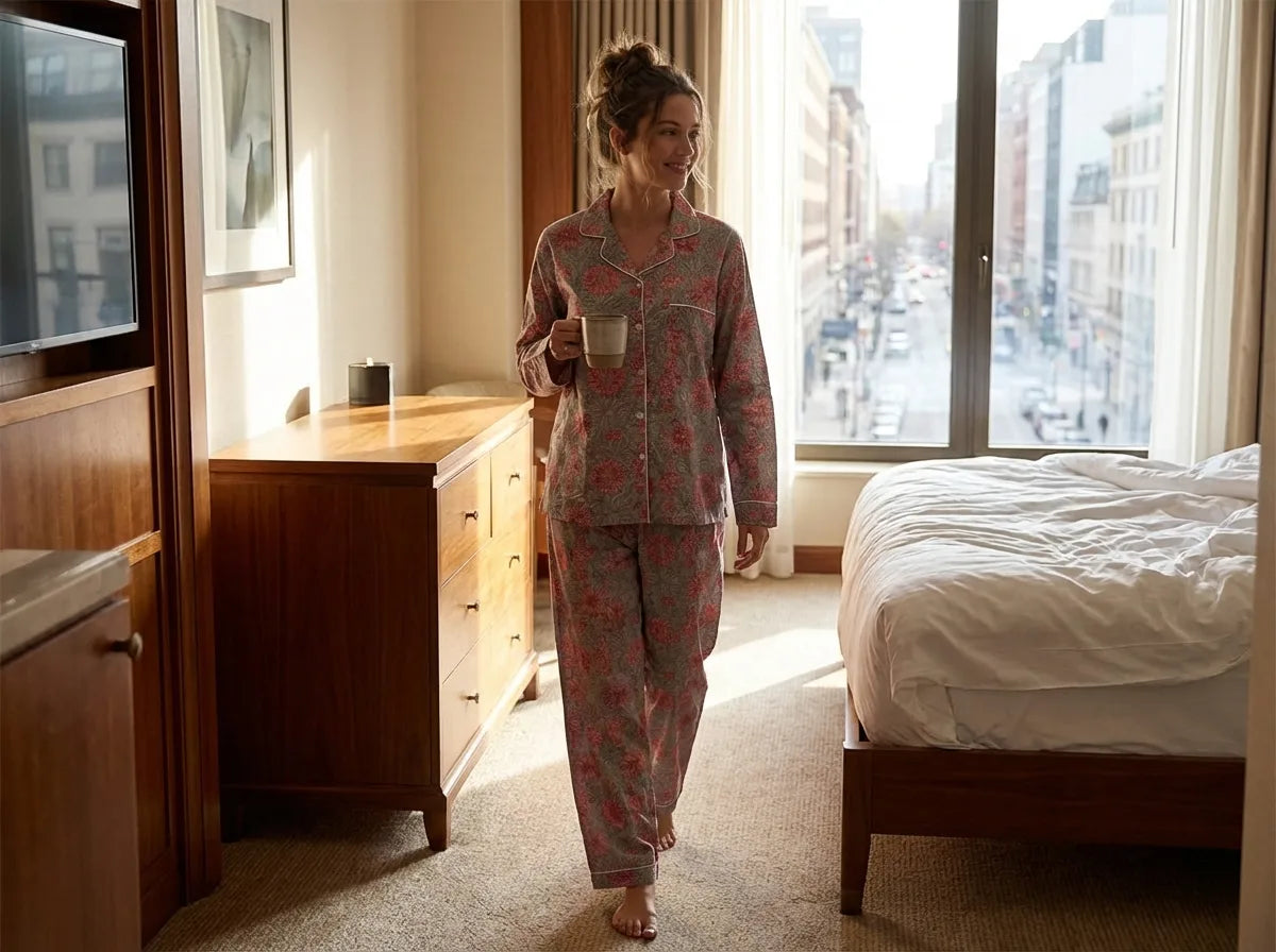 Vintage Bloom Heritage Pajama Set-zoom-1